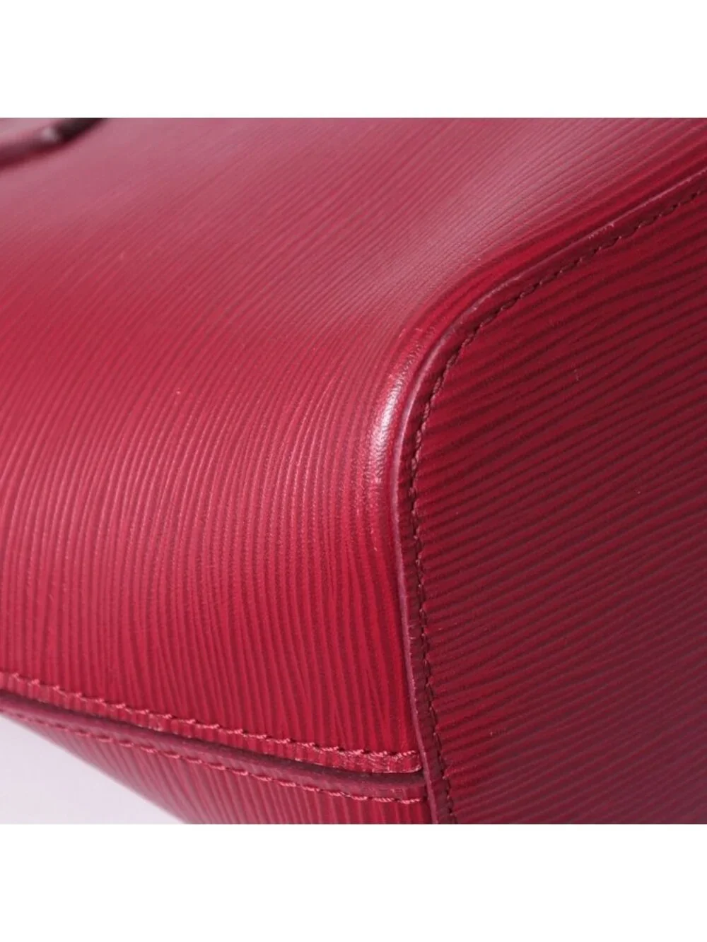 Louis Vuitton Neverfull PM Handbag Epi Leather Bordeaux Silver